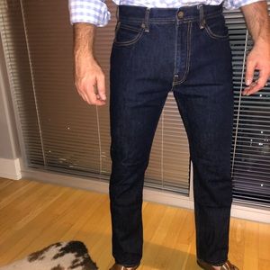Slim Jeans, Dark Wash, J. Crew, 30x30